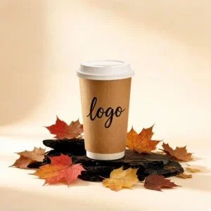 Custom Double-Wall Paper Coffee Cups with Lids | 12oz & 16oz | Eco-Friendly & Branded