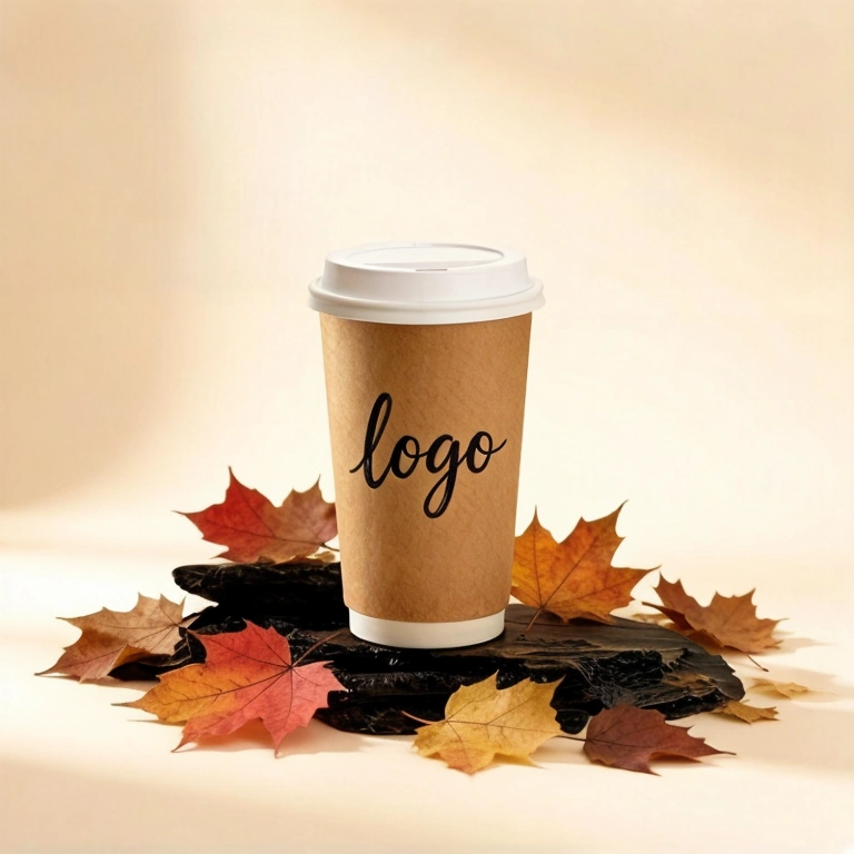 Custom Double-Wall Paper Coffee Cups with Lids | 12oz & 16oz | Eco-Friendly & Branded
