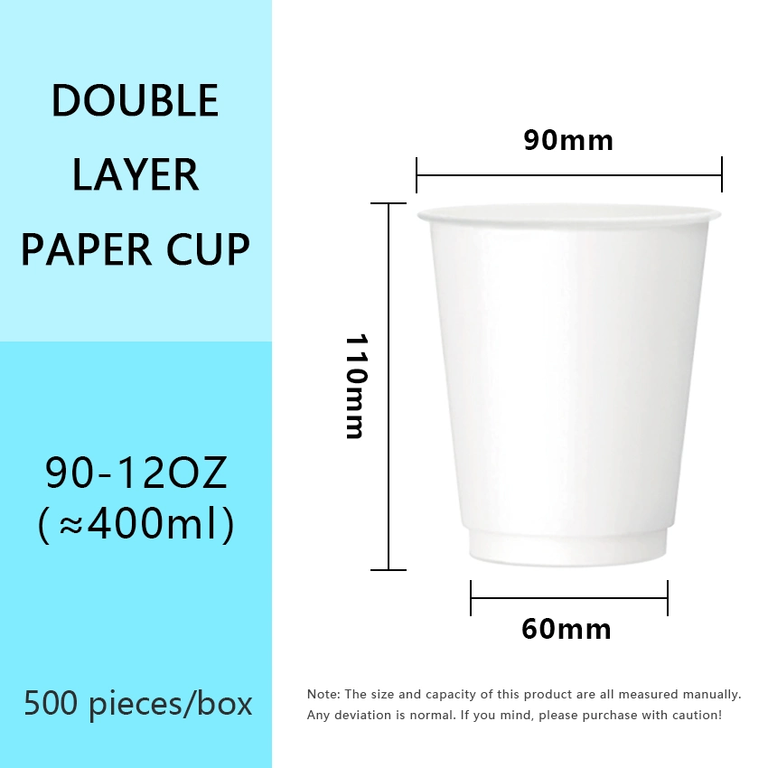 Custom Double-Walled Paper Coffee Cups with Lids | 12oz/16oz | Eco-Friendly | 3D Design - 图片 5