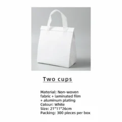 Two Cups Insulated Bags