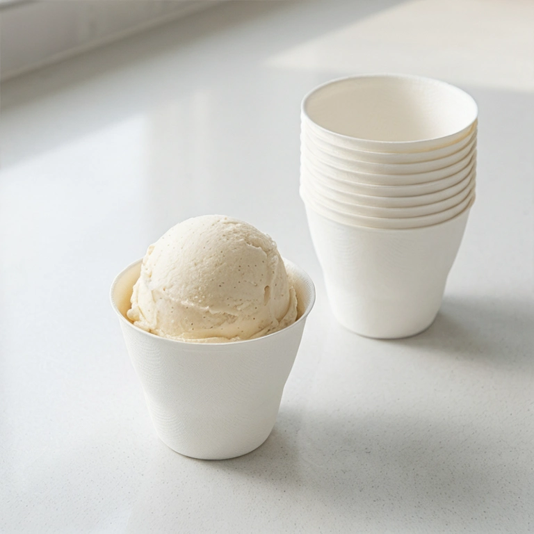 Premium Eco Friendly Paper Pulp Ice Cream Cups | Biodegradable & Customizable | PackingSunshine - Image 4