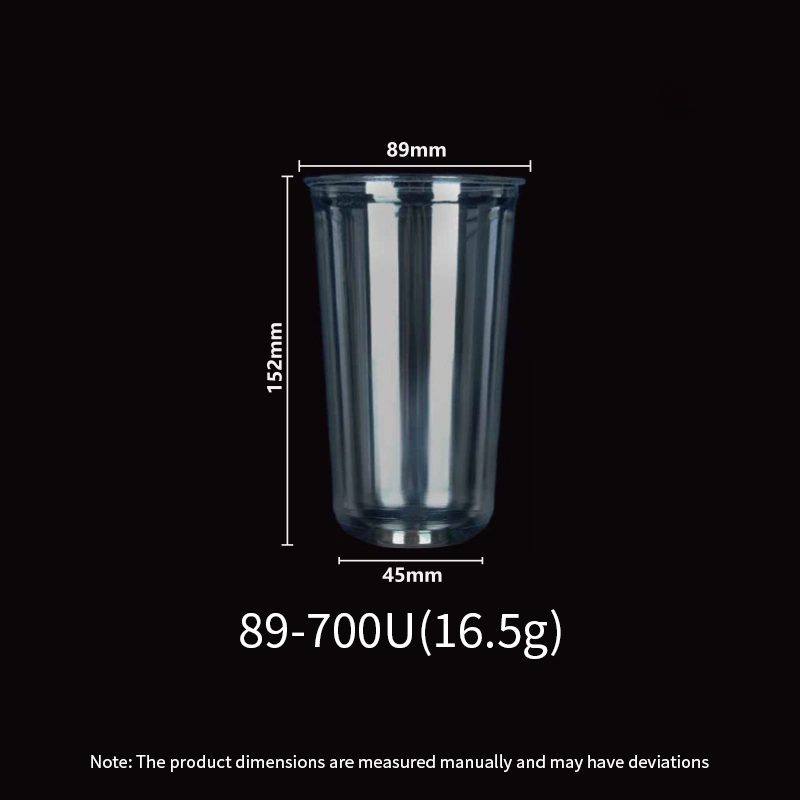 89mm 22oz PET U Cups