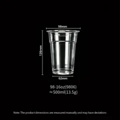 98mm 500ml 16oz 126mm(H)